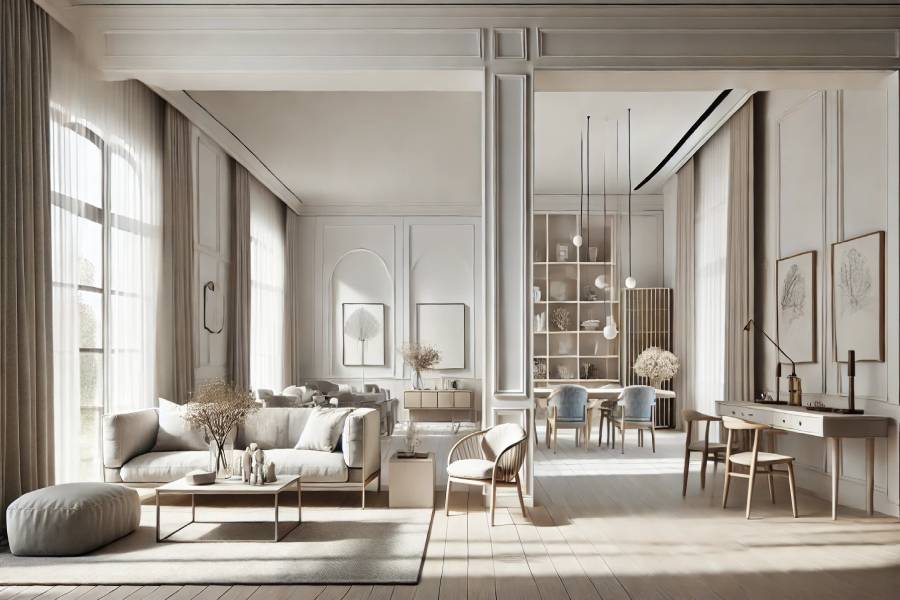 جزئیات کلیدی در چیدمان مینیمال مدرن