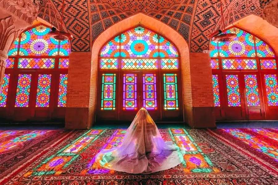 مسجد نصیرالملک از جاهای دیدنی شیراز