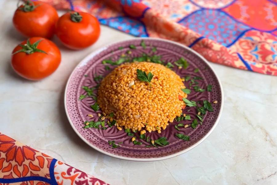 دستور پخت گام به گام طرز تهیه پلو بلغور