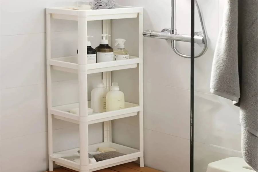 قفسه حمام سه طبقه ایکیا مدل VESKEN