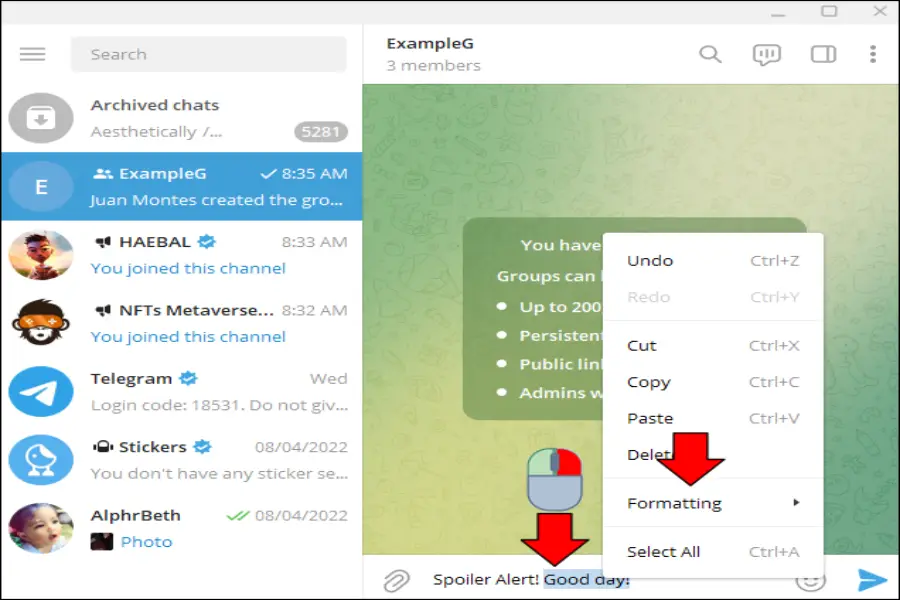 راهنمای کامل استفاده از اسپویلر در نسخه دسکتاپ و وب
