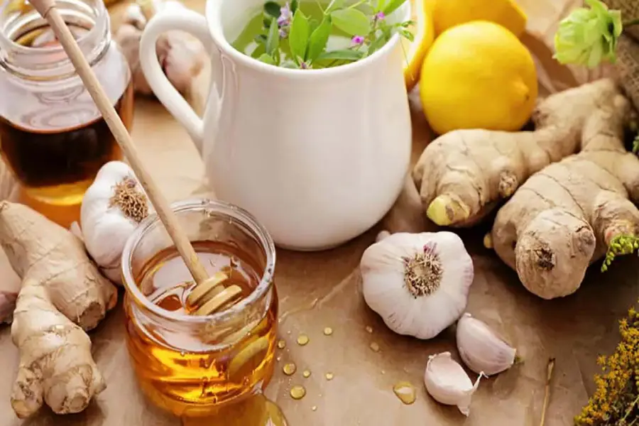 مواد لازم برای تهیه چای زنجبیل