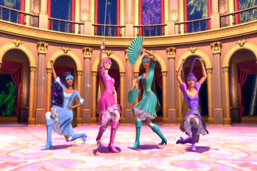 باربی و سه تفنگدار Barbie and the Three Musketeers