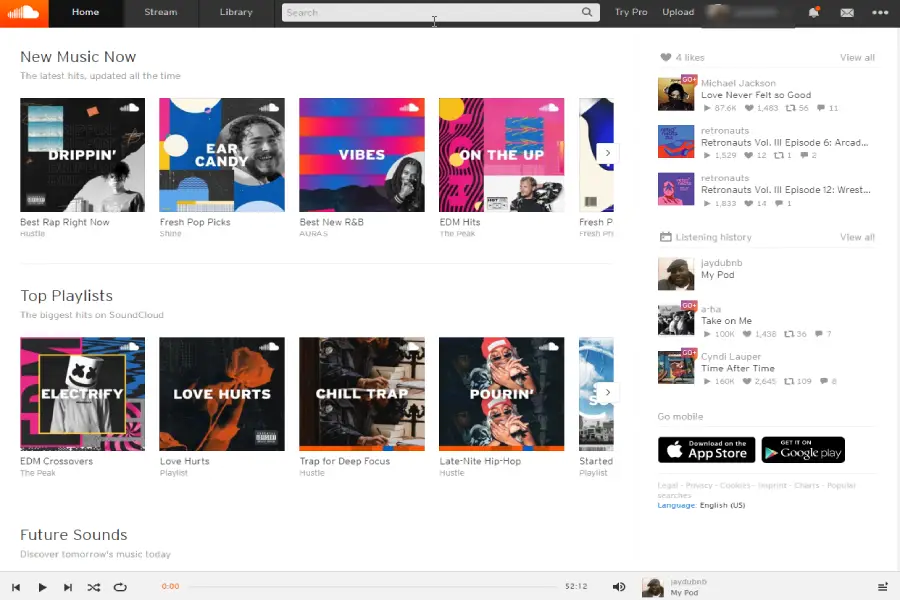 مقایسه پلنهای SoundCloud
