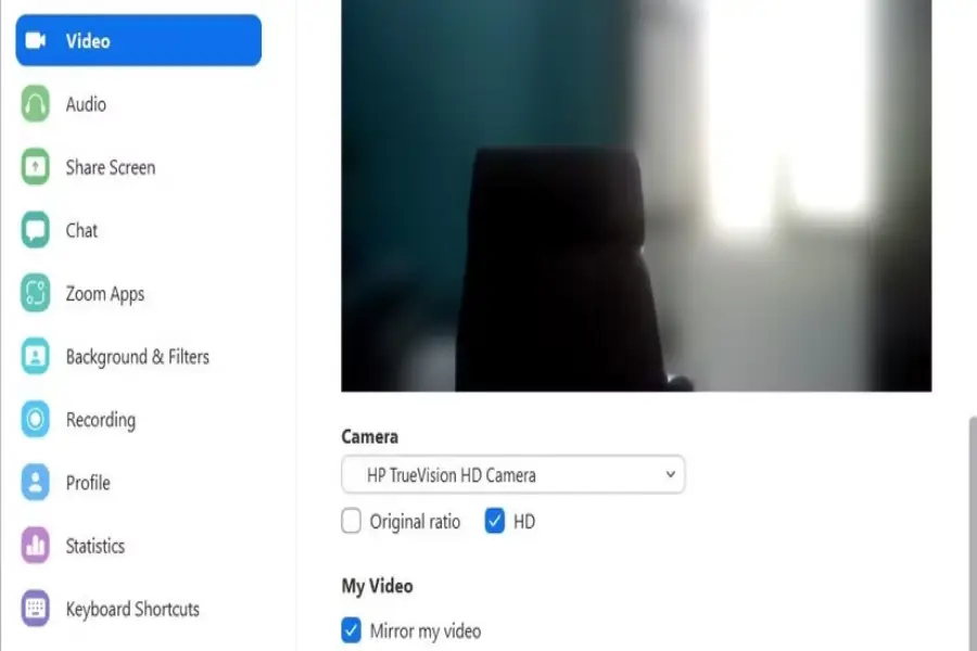 اجزای اصلی یک جلسه در Zoom